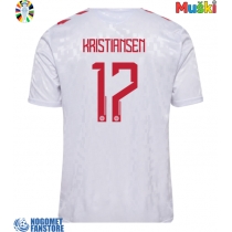 Danska Victor Kristiansen #17 Gostujuci Dres EP 2024 Kratak Rukav